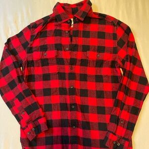 Goodfellow & Co Red and Black Checkered Men's Shirt